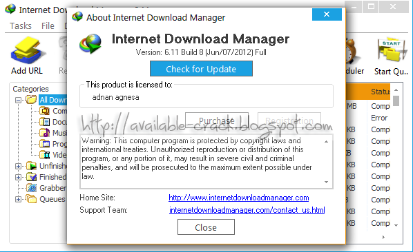 internet download manager 6.14 full crack serial key